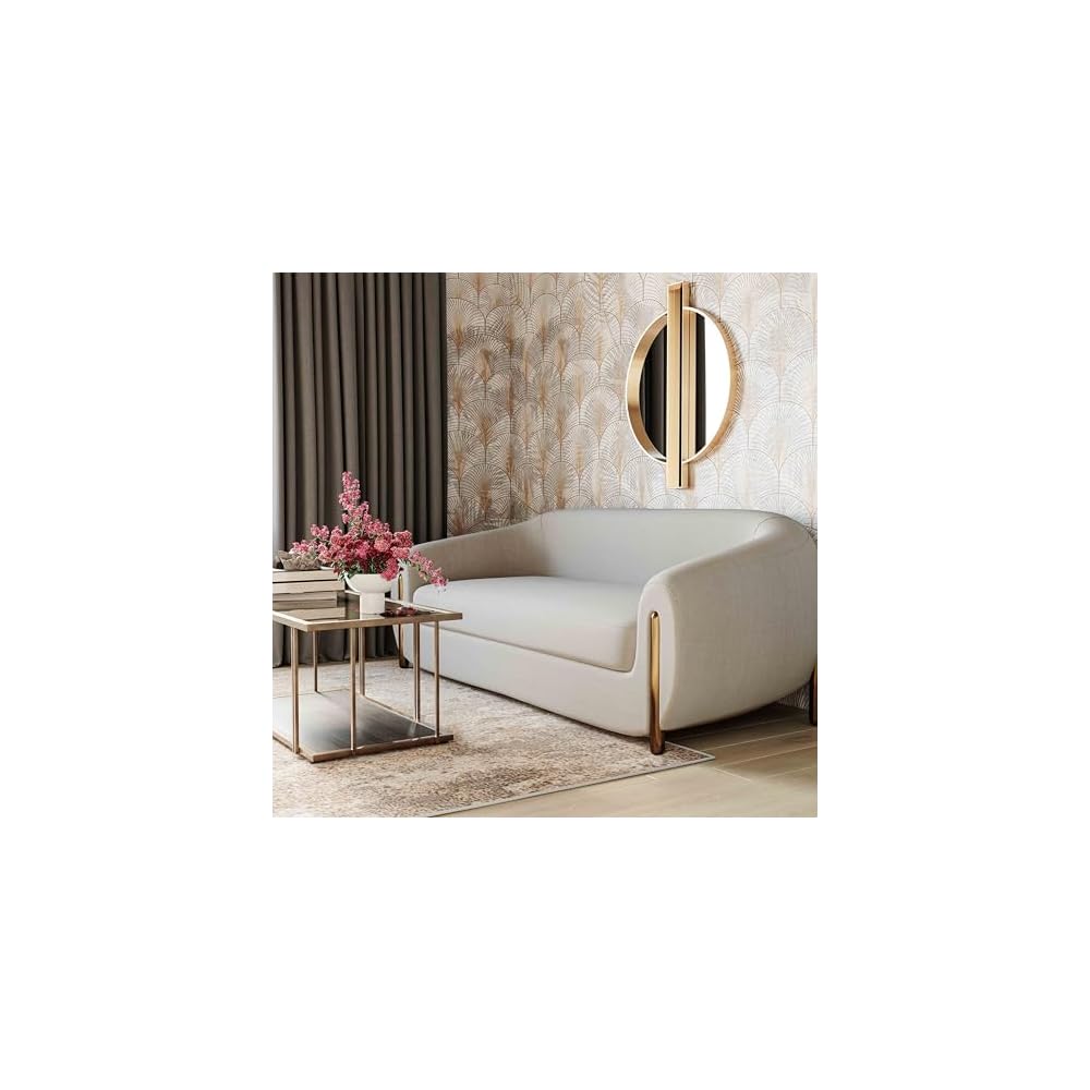 Tov Furniture Lina Grey Textured Linen Sofa by Inspire Me! Home Décor